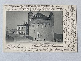 Alte Ansichtskarte Lausanne Schloss, ungebraucht, Top!