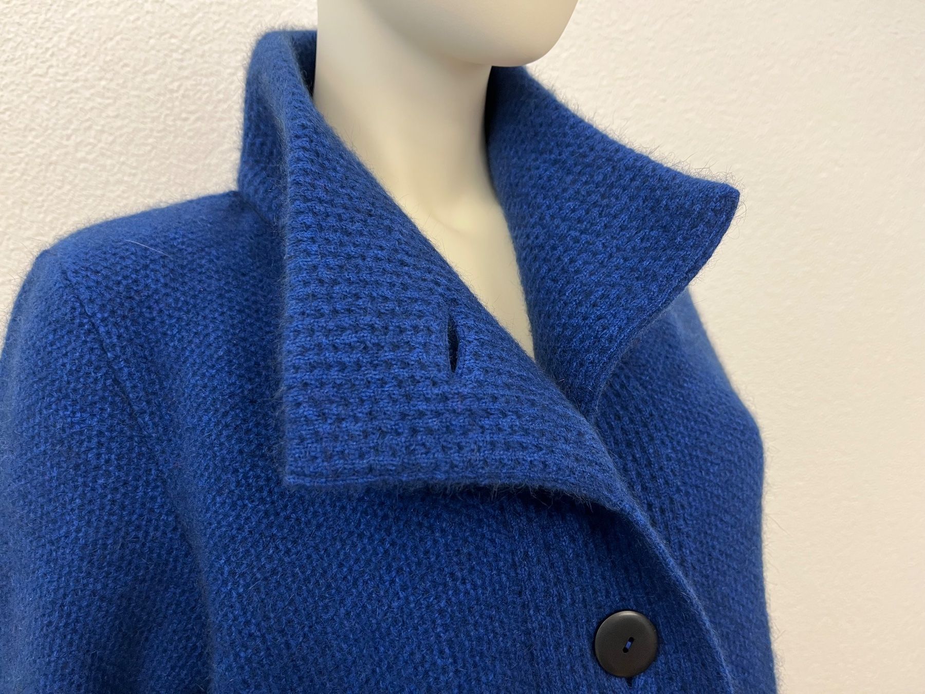 Cappotti: Possum Damen Strickmantel L blau – Nuovo e nell'imballaggio originale da Zollikofen venduto da marys-choice 1