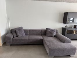 Modernes Ecksofa Grau