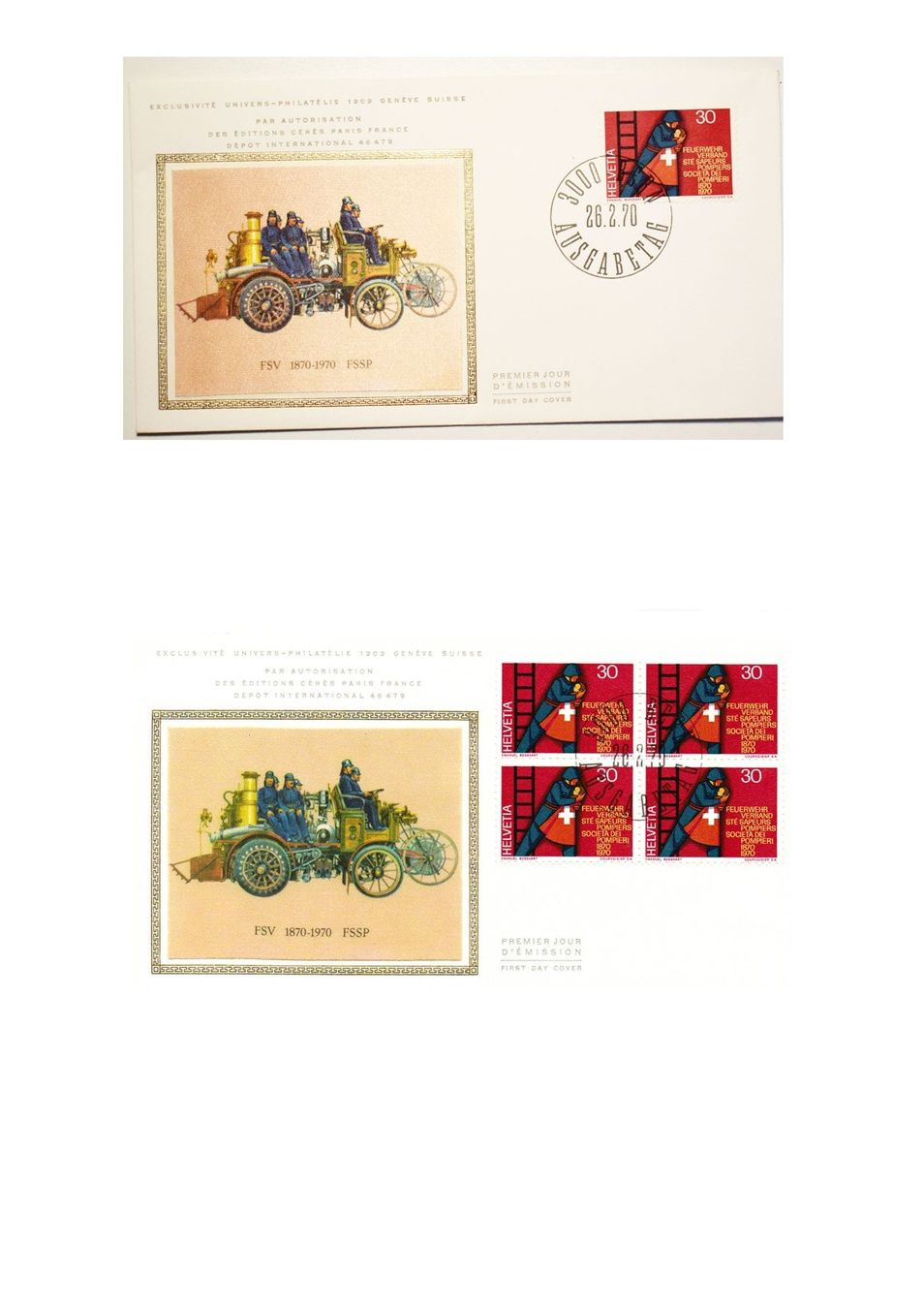Enveloppes & pochettes d'envoi: Philatelie enveloopes commémoratives – D'occasion à Petit-Lancy par Pimose 1