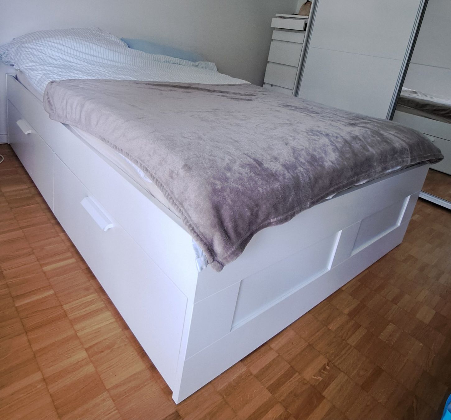 Ikea Betten: Bett mit Schubladen – Gebraucht aus Langnau am Albis von lar_7drc 2