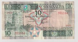 10 SCELLINI - ANNO 1987 - SOMALIA