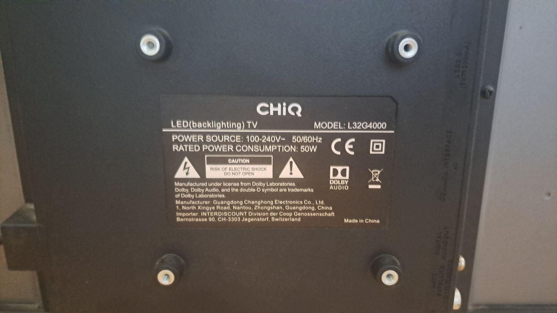 Fernseher: TV CHIQ – Neu (gemäss Beschreibung) aus Neuchâtel von lou_qtw6 3