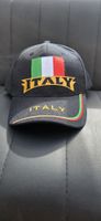 Italien Cap Schwarz Sommerhut Italienische Flagge Neu