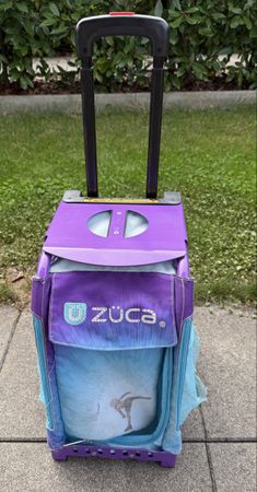 Valise à roulettes Züca violette (patinage artistique)
