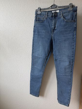 Topshop Jamie Jeans W32/81cm L30/76cm Blue Denim Skinny Fit