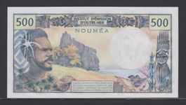 New Caledonia 500 Francs (ND 1969 -1992) ungefalten