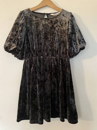 Festkleid,Samt, Gr. 110/116