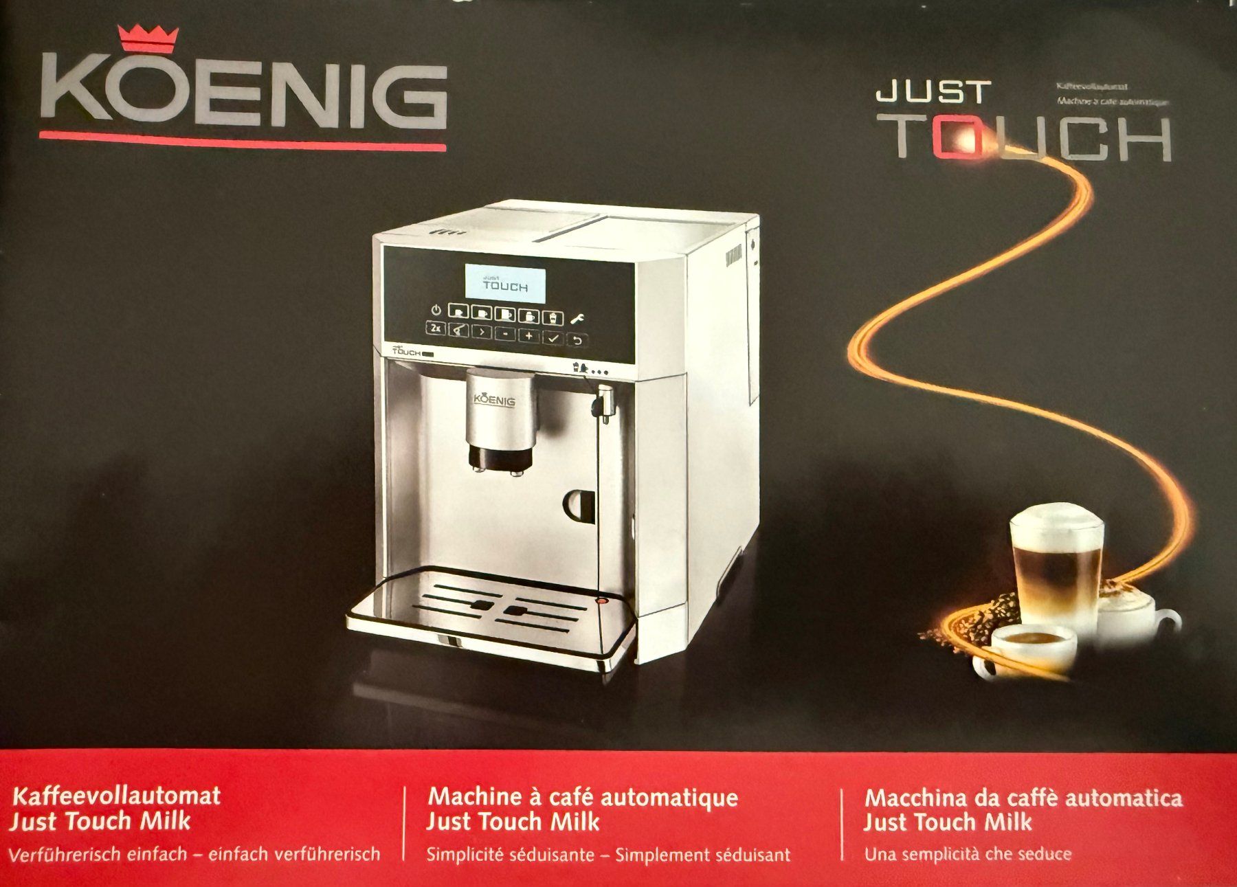König Macchine per caffè & Macchine per espresso: Kaffeevollautomat König Just TOUCH – Usato da Therwil venduto da mulhe 1