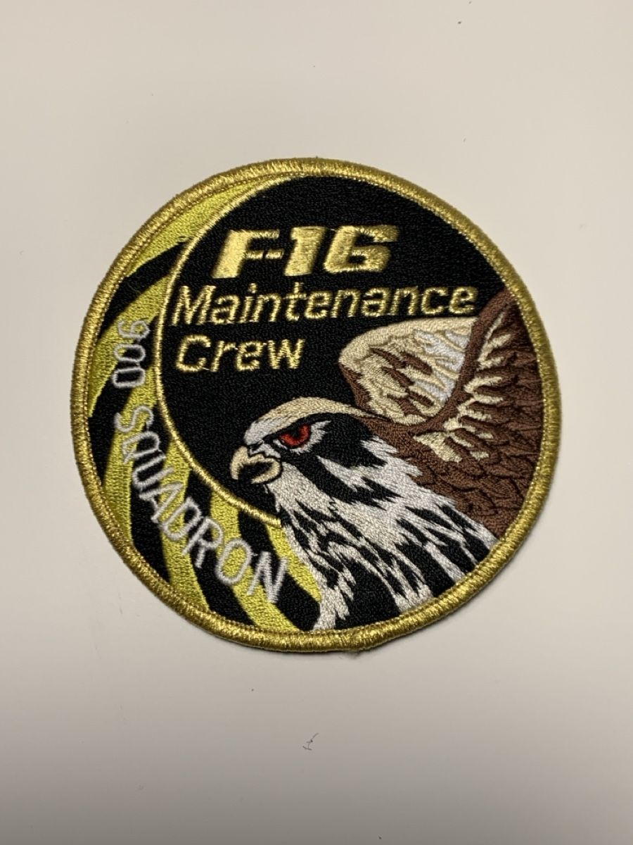 Plaketten & Abzeichen: F-16 Fighting Falcon Maintenance 900 Squadron  – Gebraucht aus Susten von