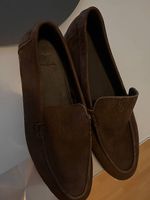 Elegante braune Lederschuhe Massimo Dutti Größe 43