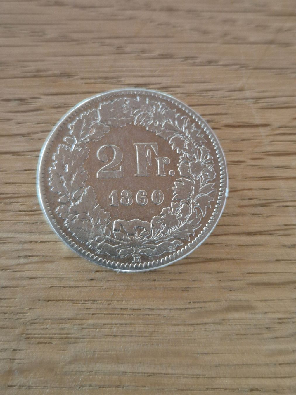 Tutti le monete: 2 Franken 1860 - sitzende Helvetia – Usato da Mels venduto da Goldenfalcon 1