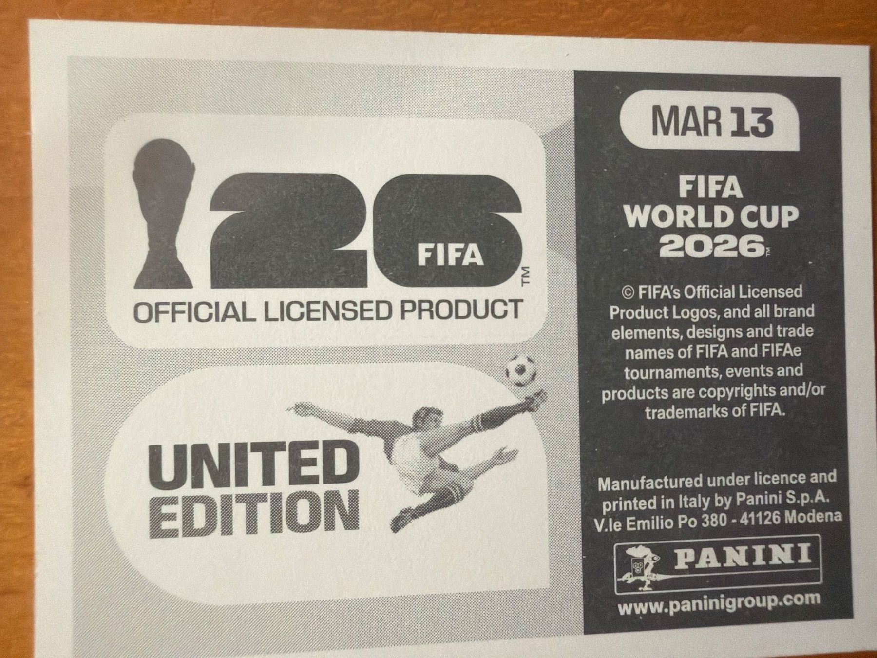 Panini Carte collezionabili: Panini MAR13 – Nuovo (secondo la descrizione) da Susten venduto da Rechnun 1