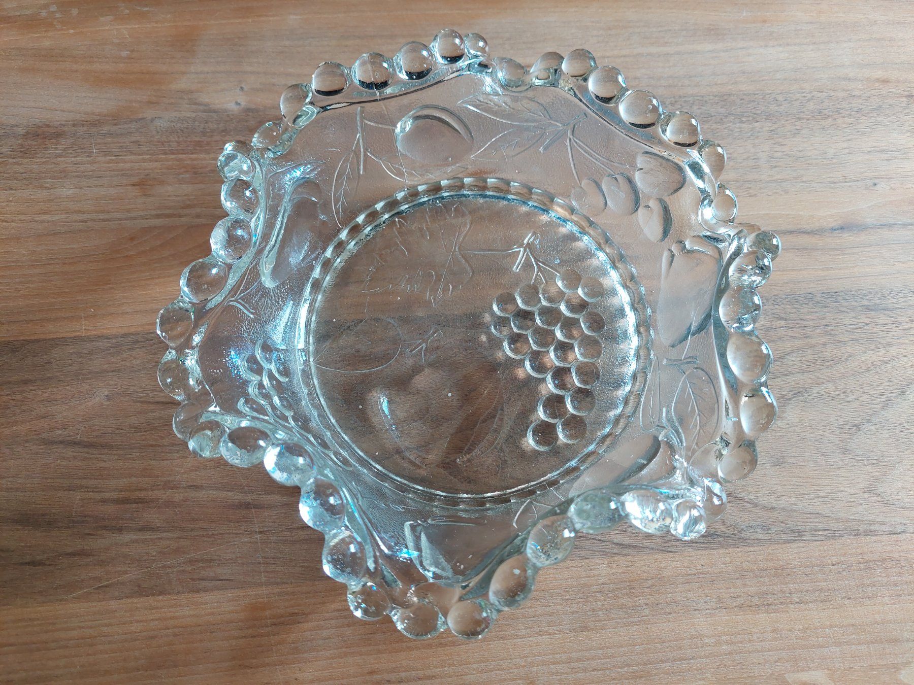 Ciotole: Vintage Glasschale mit Fruchtmotiven – Usato da Brunnen venduto da Livianda 1