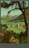 AK color Pontresina GR mit Albula und Cresta Mora ≈ 1957
