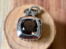 Rauchquarz Anhänger, Silber 925