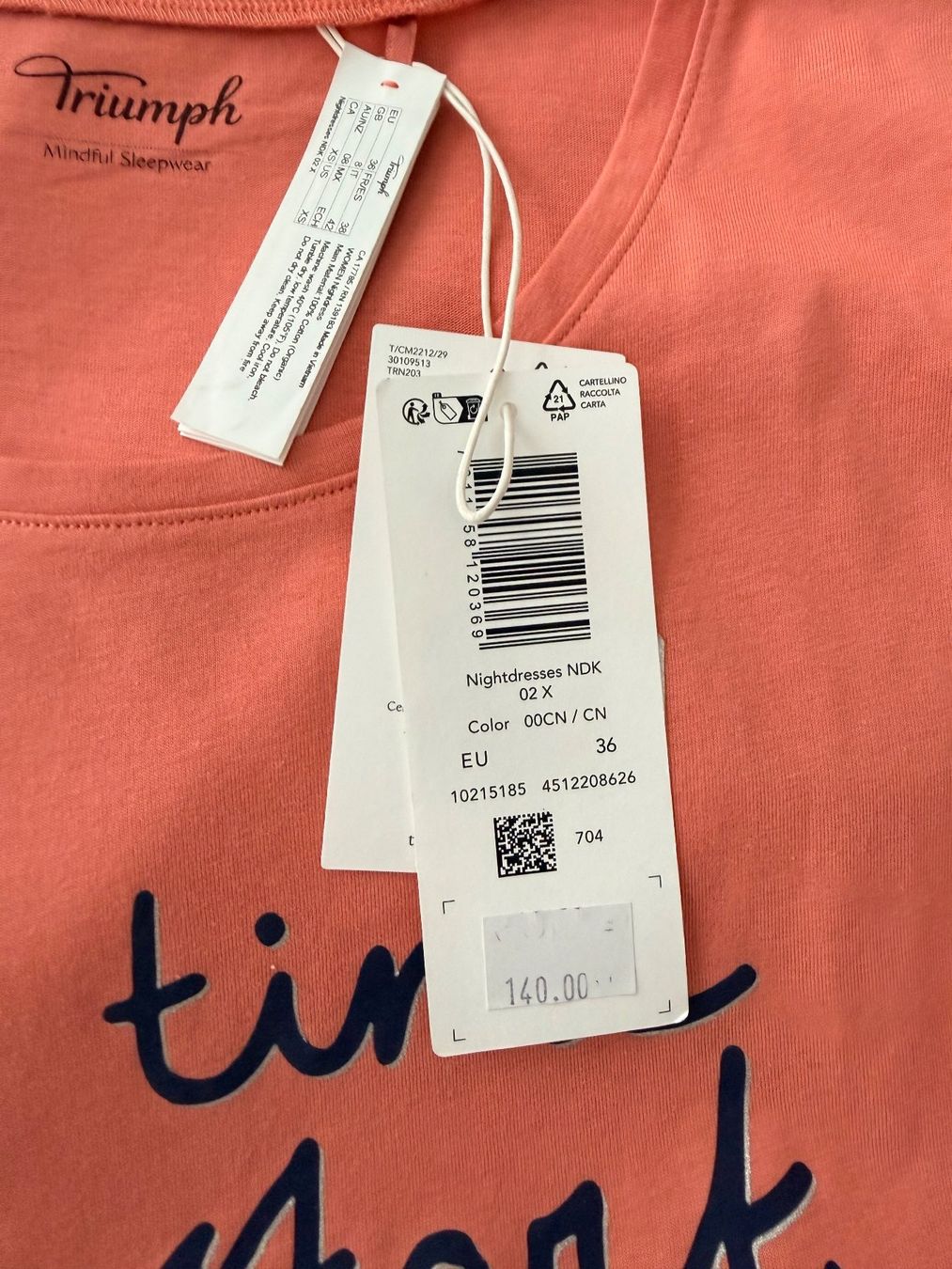 Triumph Negligees & Pigiami: TRIUMPH, Nachthemd Kurzarm, Grösse 36, Farbe Rosa – Nuovo e nell'imballaggio originale da Rudolfstetten venduto da gst_g7xl 4