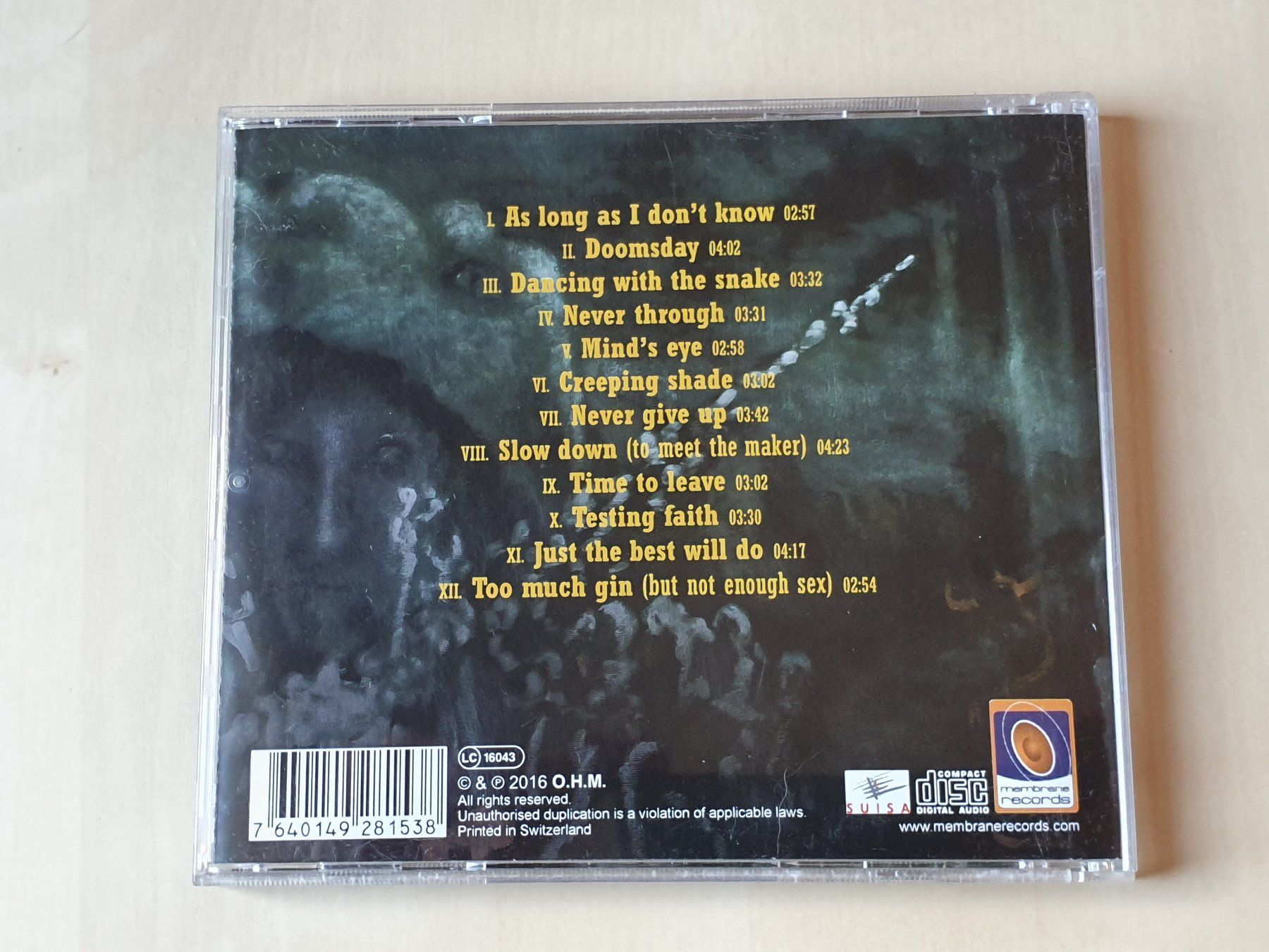 CDs: OHM Face the Faceless – D'occasion à Stansstad par collectorsshop 1