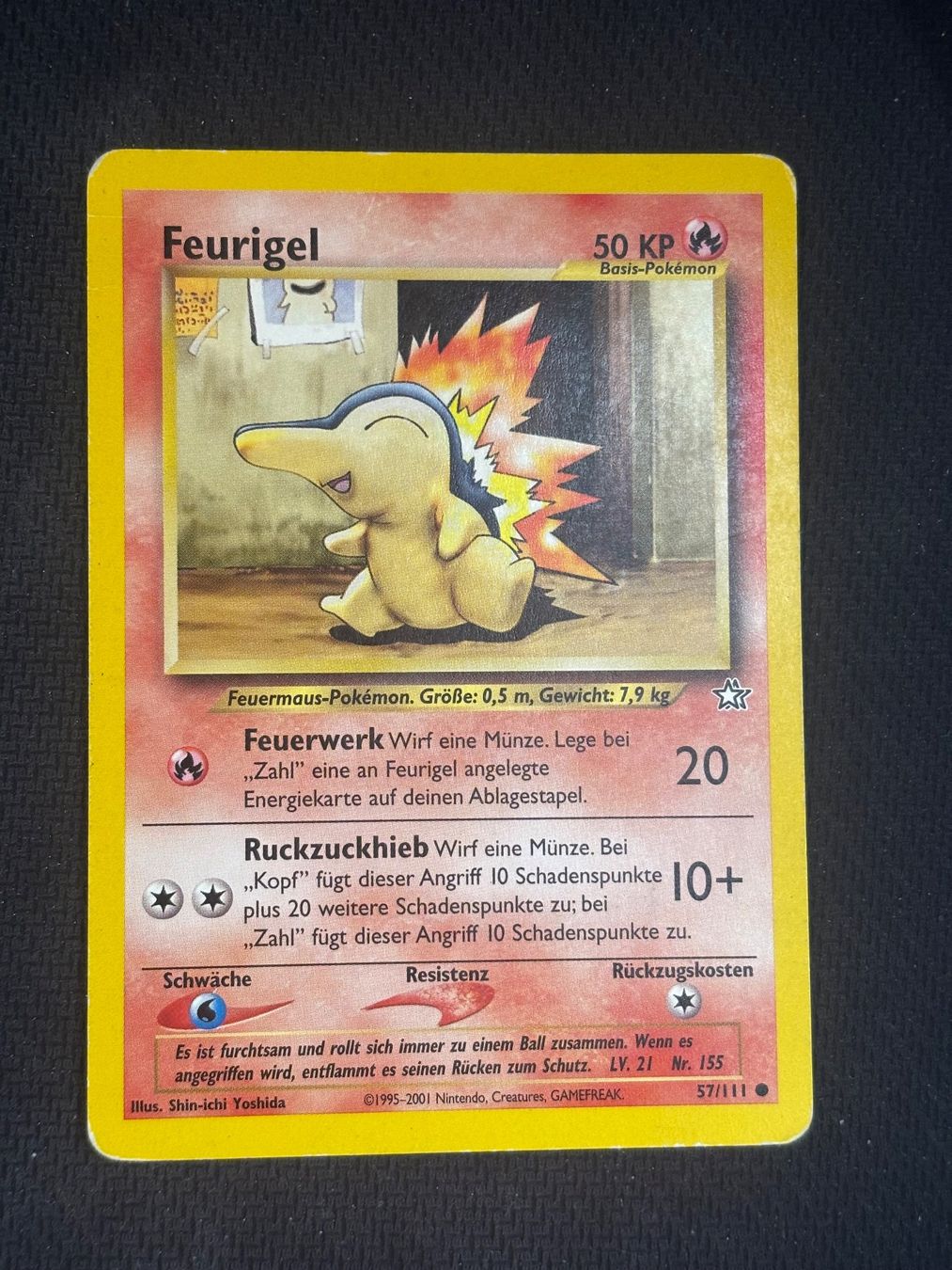 Pokémon Sammelbilder & Trading cards: Pokemon Feurigel 57/111 WOTC Neo Genesis DE – Gebraucht aus St. Gallen von KantoKarten