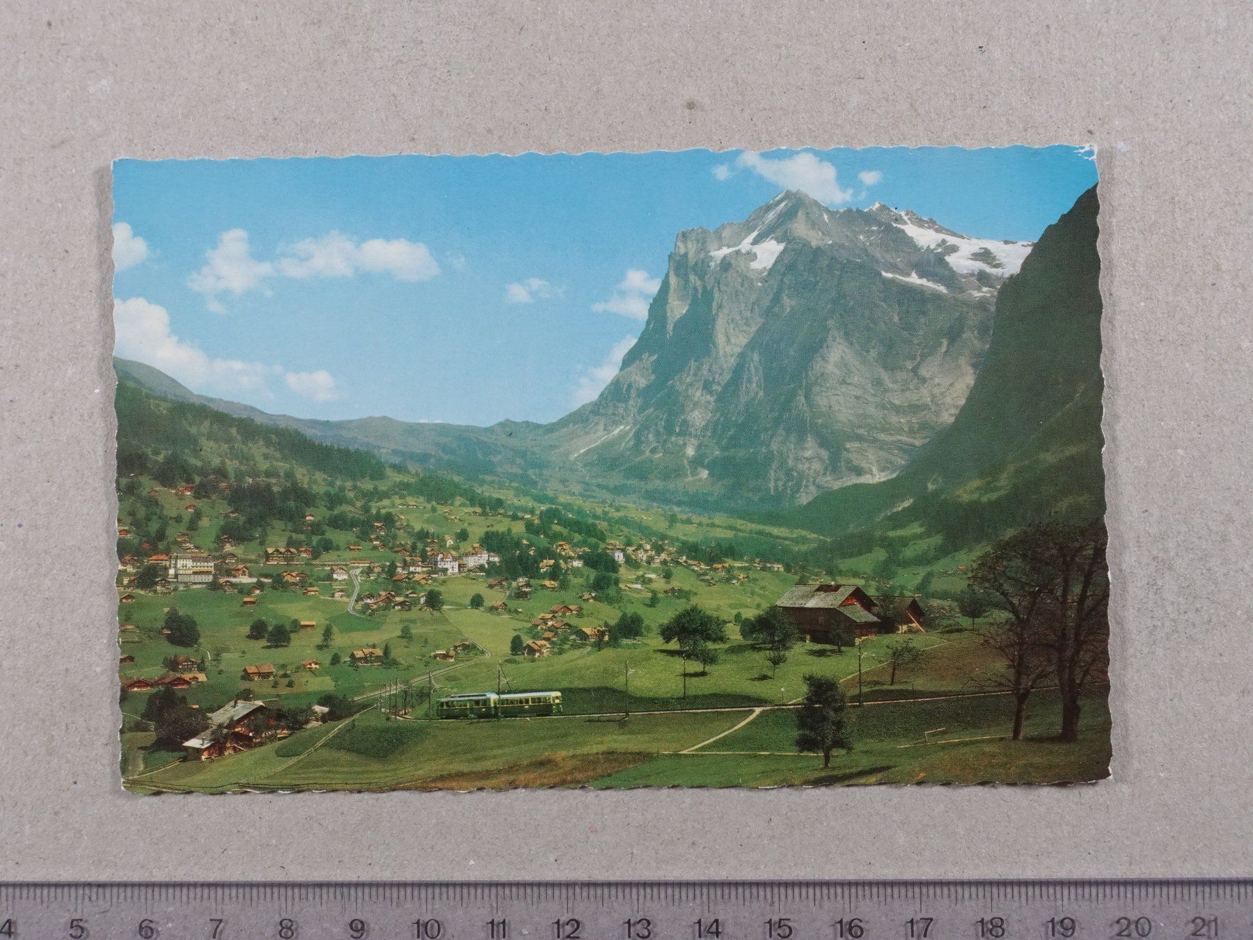 Cartoline postali: Grindelwald, Wetterhorn – Usato da Lenzburg venduto da fh1