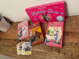 5 Pferde Spiele Sammlung, Pferde-Box, div. Kartenspiele Top