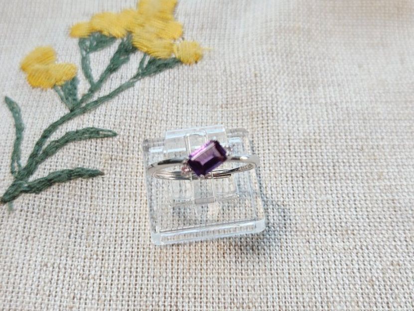 Anelli: NEW - S925 Amethyst Ring (Adjustable) – Nuovo (secondo la descrizione) da Zürich venduto da cin_wcf6