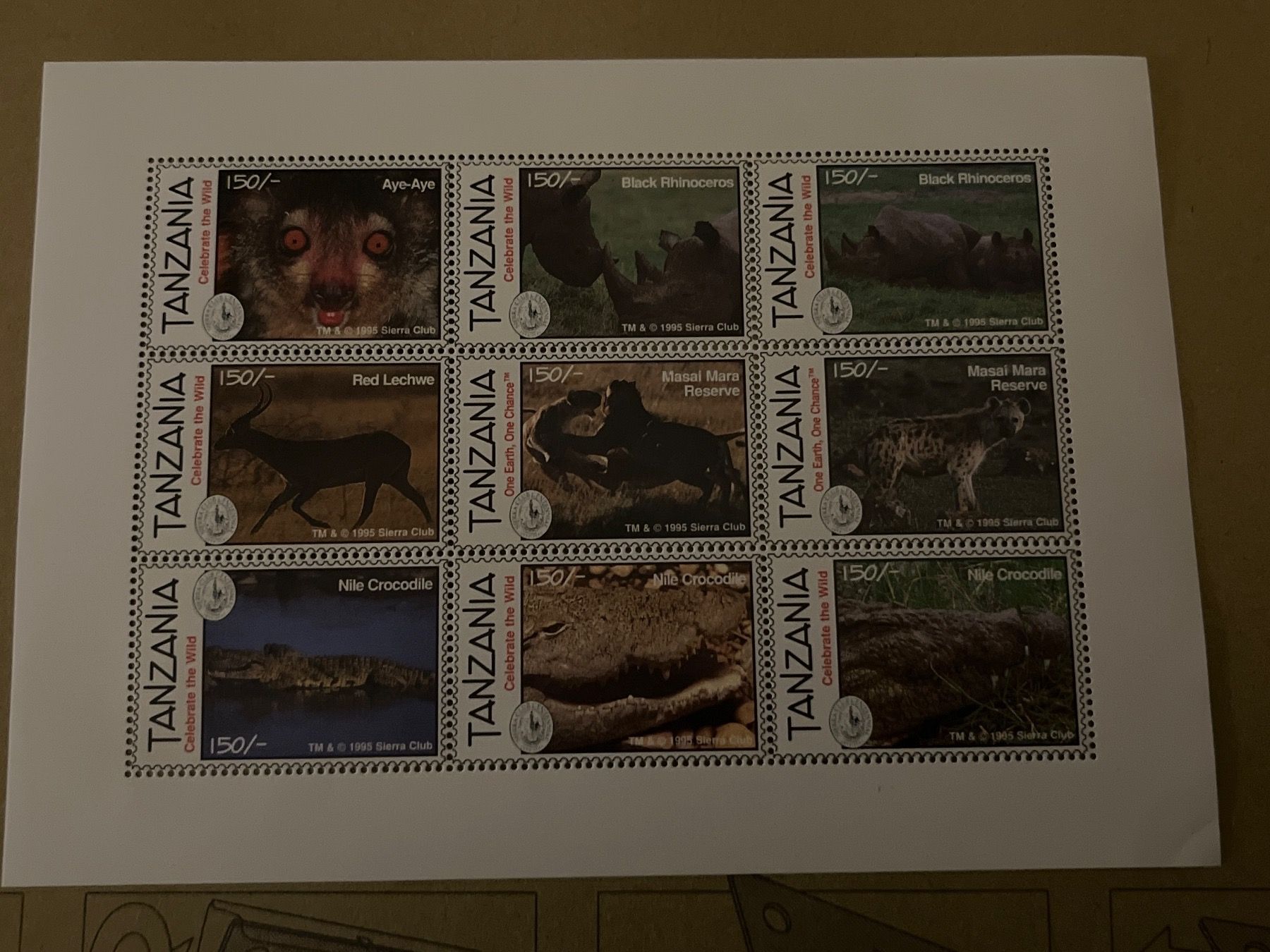 Tutti i francobolli: Briefmarken Tansania Wilde Tiere – Nuovo e nell'imballaggio originale da Zürich venduto da engebrunau