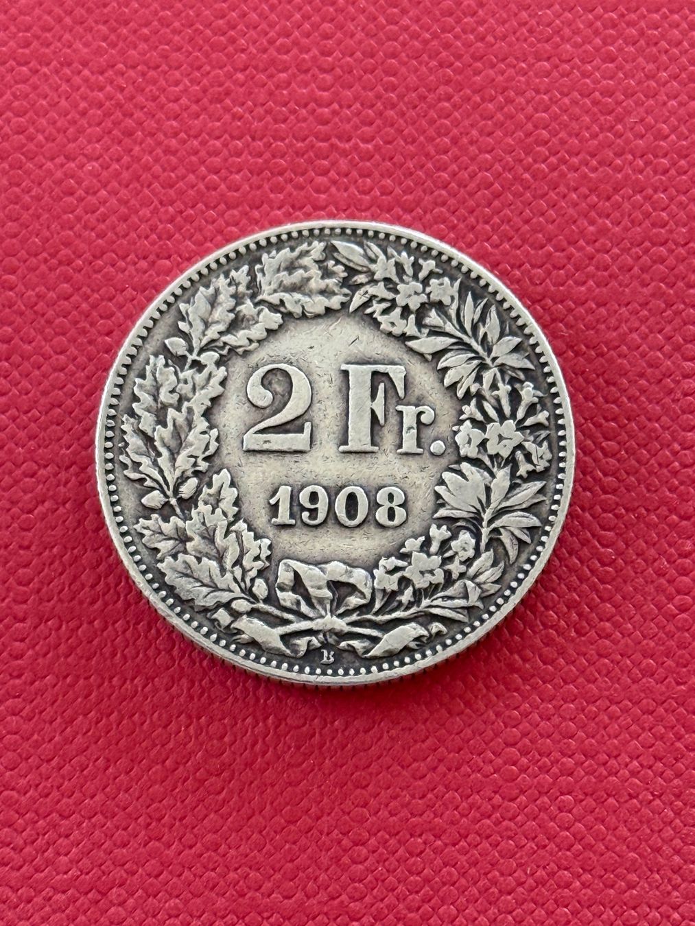 Tutti le monete: 2 Franken 1908  sehr Rar – Usato da Wallisellen venduto da SWISS_SILVER1 1