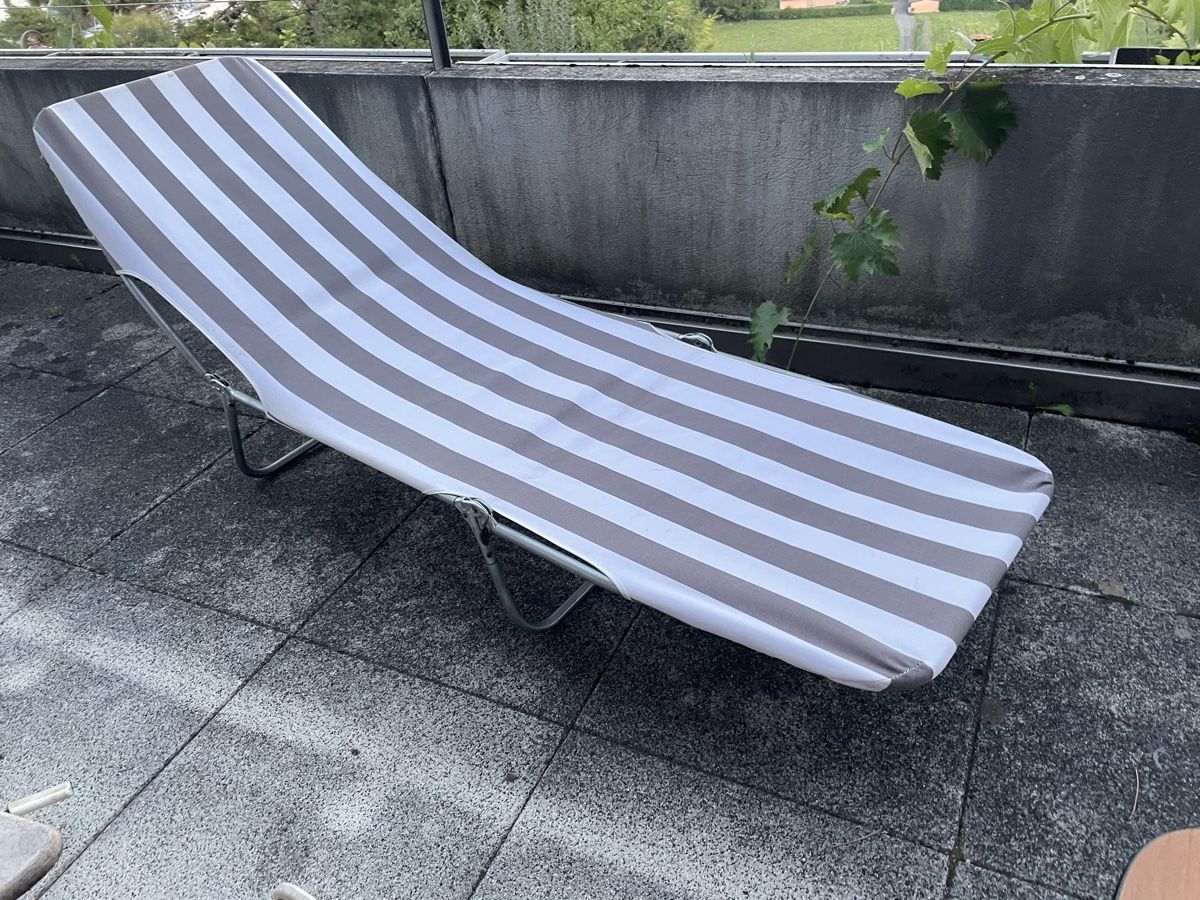 Sedie a sdraio: Transat Chaise Longue Vintage – Usato da Vallamand venduto da Bricbracbroc82