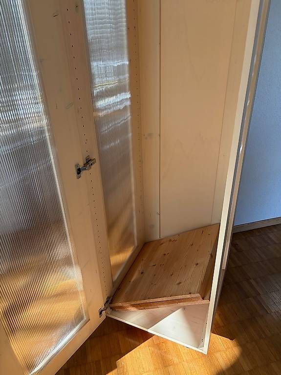 Armadi: Mobiler Schrank mit Plexiglas und Rollen – Usato da Zürich venduto da sulzberg 2