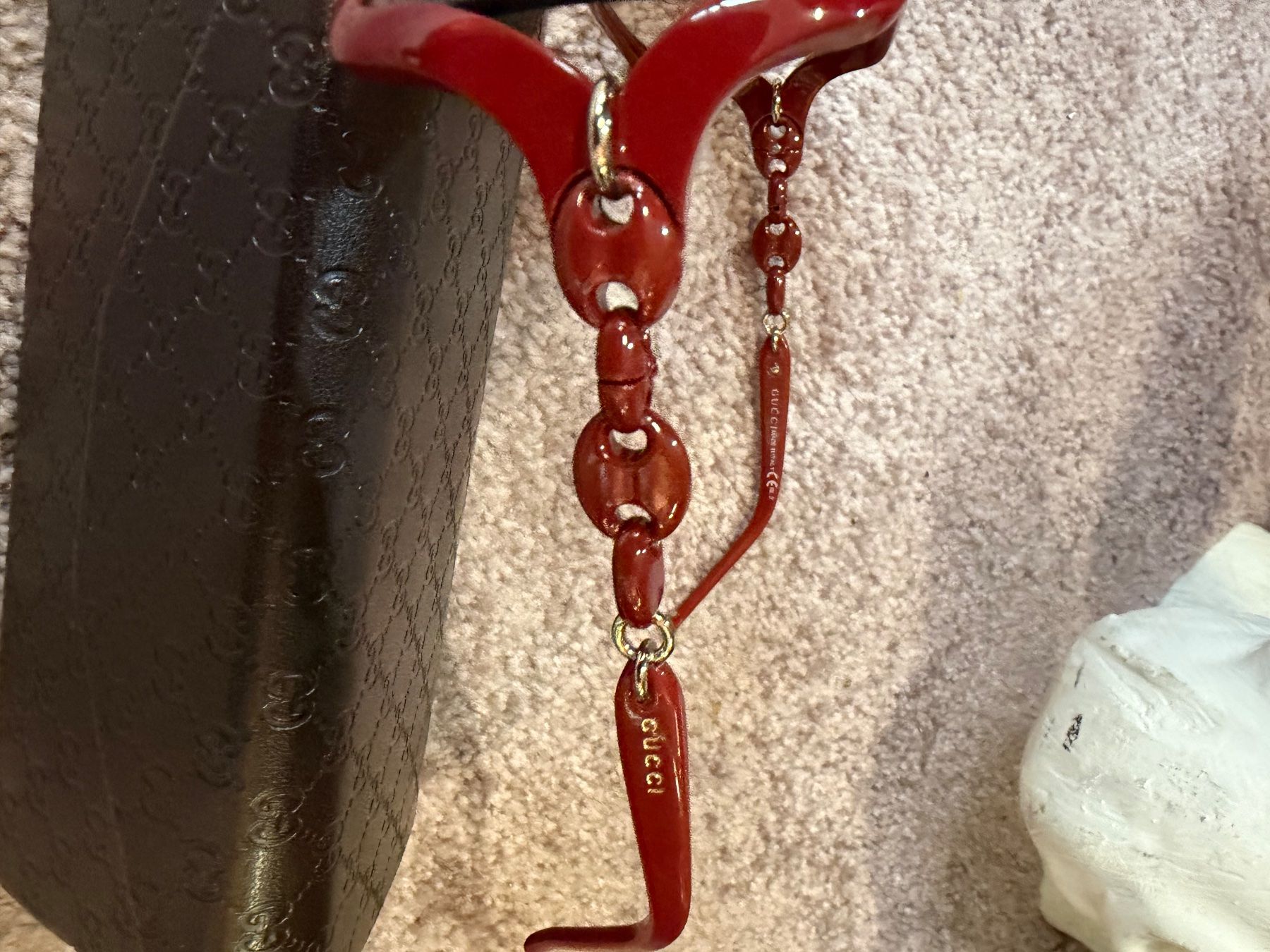 Gucci Occhiali & Lenti: Gucci Sonnenbrille rot – Usato da Zürich venduto da SecondhandZurich 2