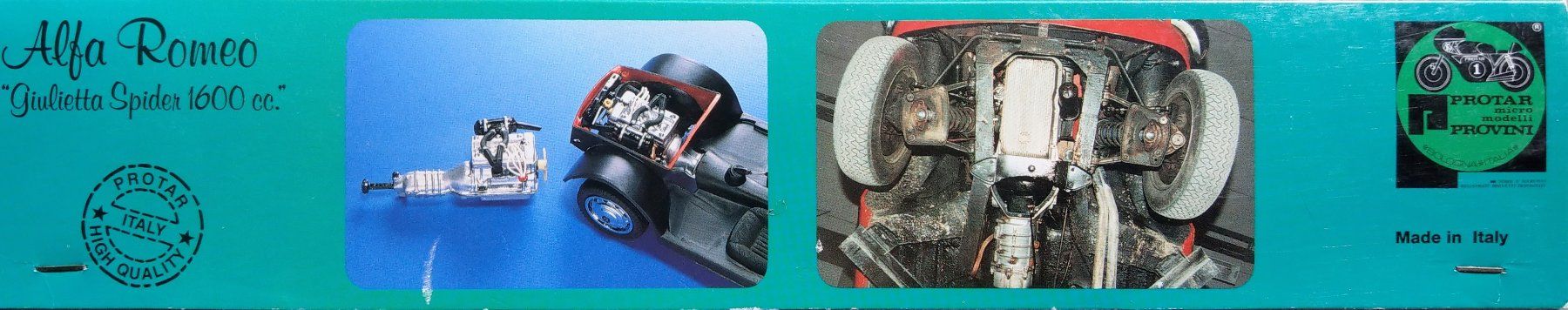 Alfa Romeo Modellini d'auto: Protar Alfa Romeo Giulia Spyder 1600cc #231 – Usato da Châtillens venduto da rei_y82w 3