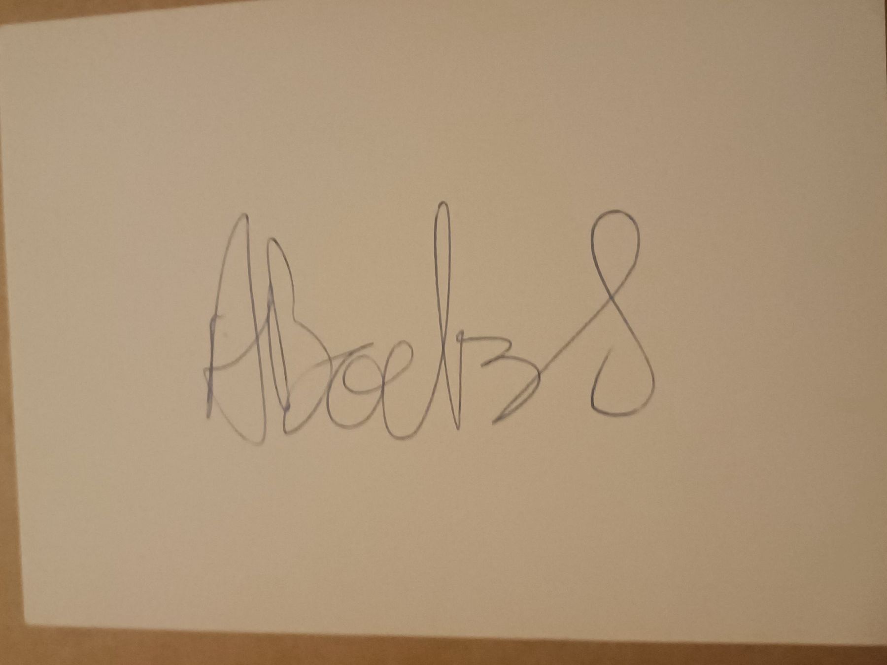 Autografi: Arnaud Boetsch - Tennis - handsigniert – Usato da Menziken venduto da Artographs