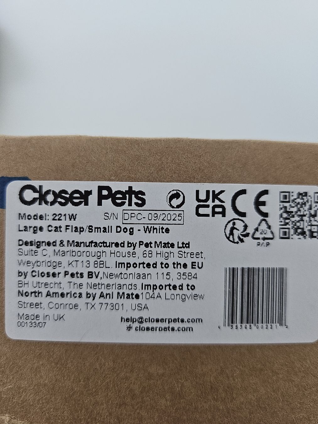Gattaiole: NEUE Katzenklappe Closer Pets – Nuovo e nell'imballaggio originale da Kloten venduto da sbo_n2th 2