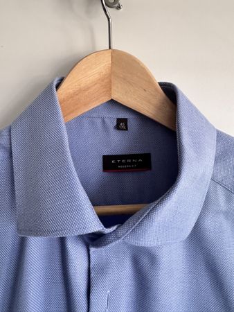 Buissnes Fit Herrenhemd, Hellblau, Gr. 45/17½ Top!