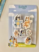 Gommes Bluey, Lot de 6, neuves