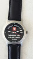 MONTRE A QUARTZ , TUNNEL DE BASE DU GOTTHARD 2011 avec étui