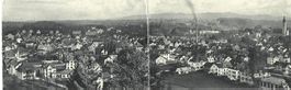 Panoramakarte von Flawil 3 teilig