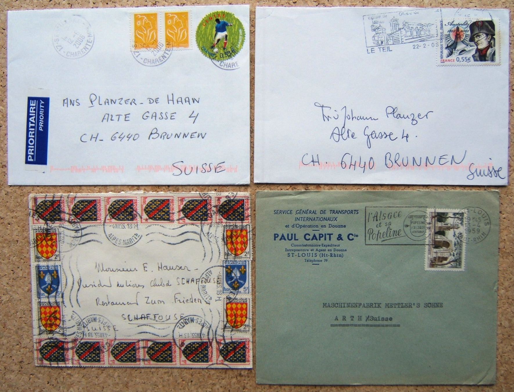 Tutti i francobolli: LOT FRANKREICH BRIEFE (B) – Usato da Brunnen venduto da Nonne04 5