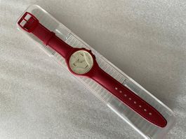 SWATCH Skin Chrono RED ILLUSION - ungetragen - VINTAGE