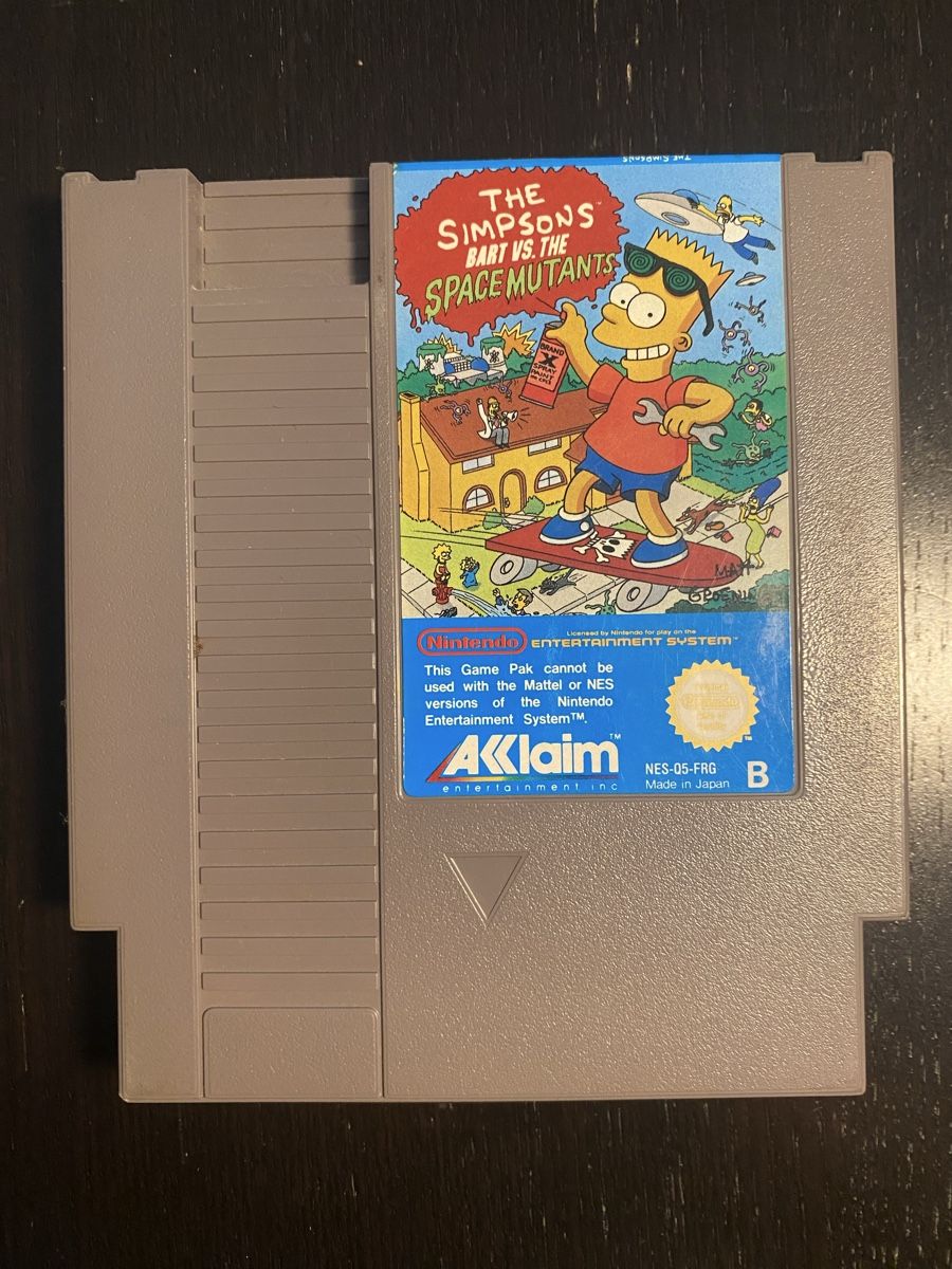 Nintendo Giochi: The Simpsons - Bart vs Spacemutants - Nintendo NES – Usato da Unterentfelden venduto da KoolAid-WhiTe