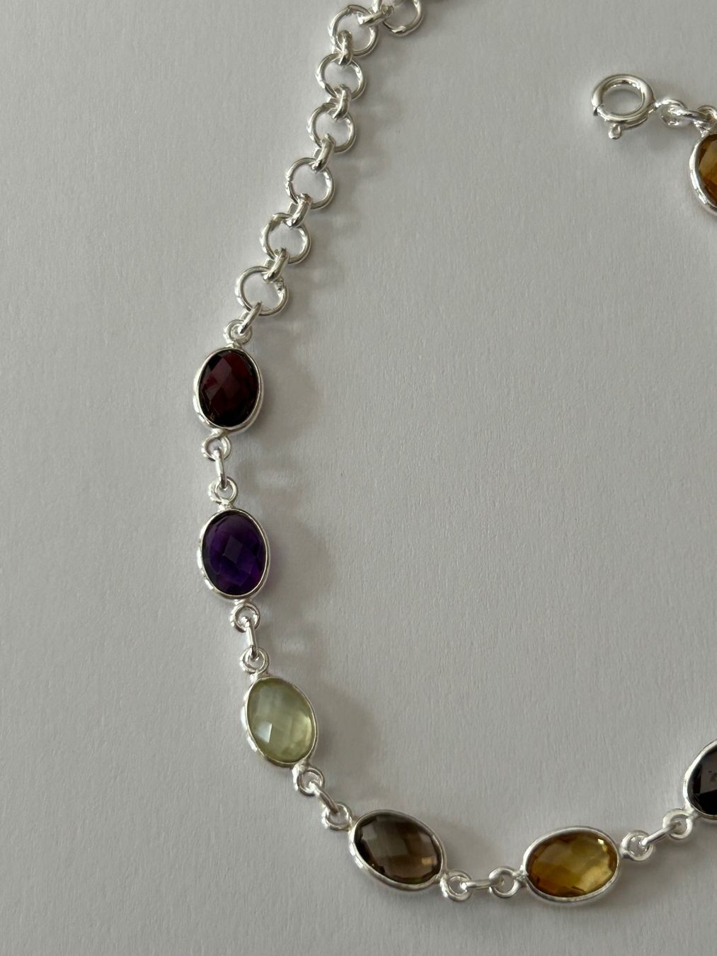 Bracciali & Braccialetti: Armband aus Sterling Silber, diverse Steine – Nuovo e nell'imballaggio originale da Innertkirchen venduto da Glatthard-Interior 2