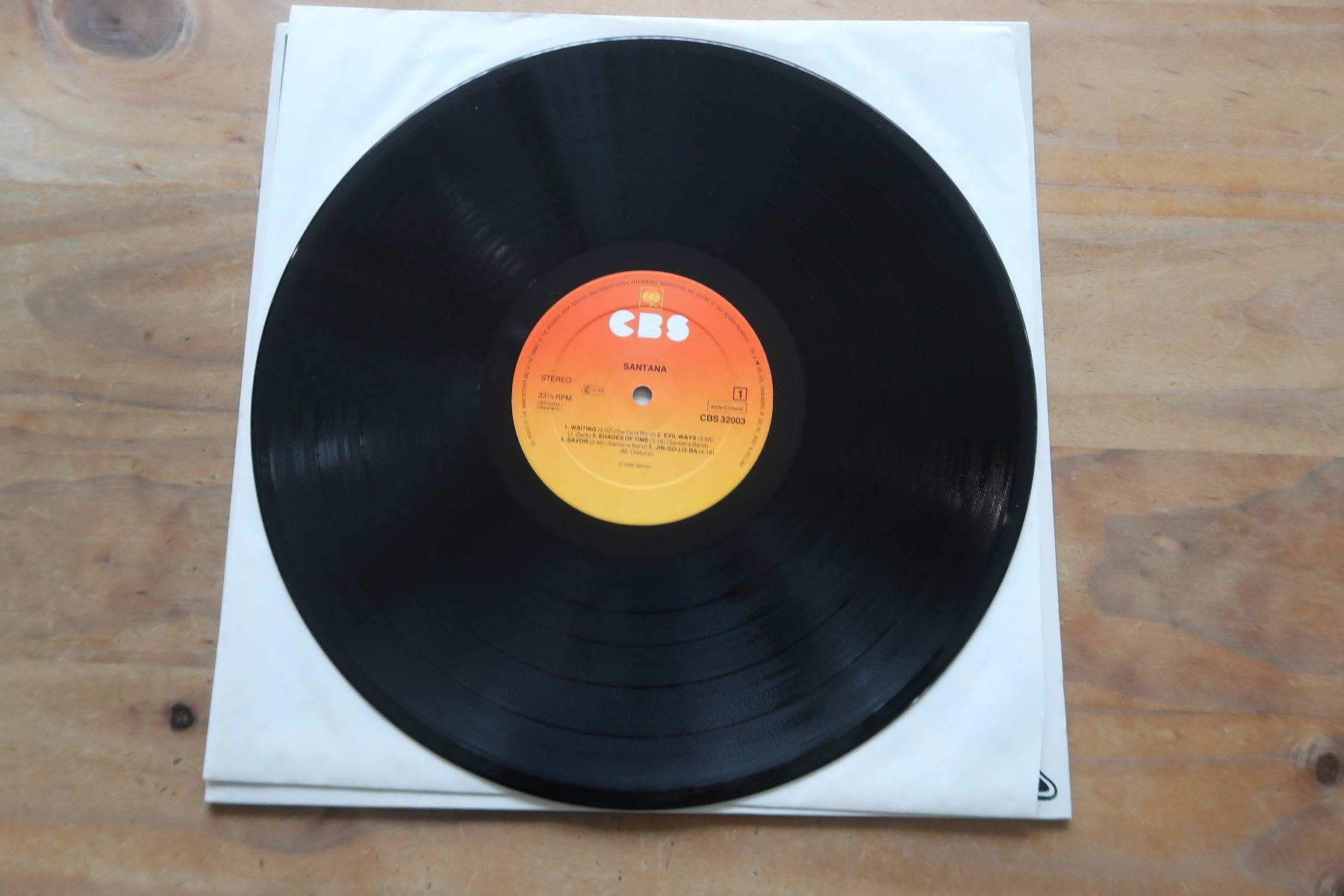 Dischi in vinile: SANTANA - ST - 1969 VINYL LP – Usato da Basel venduto da Patiscat 3