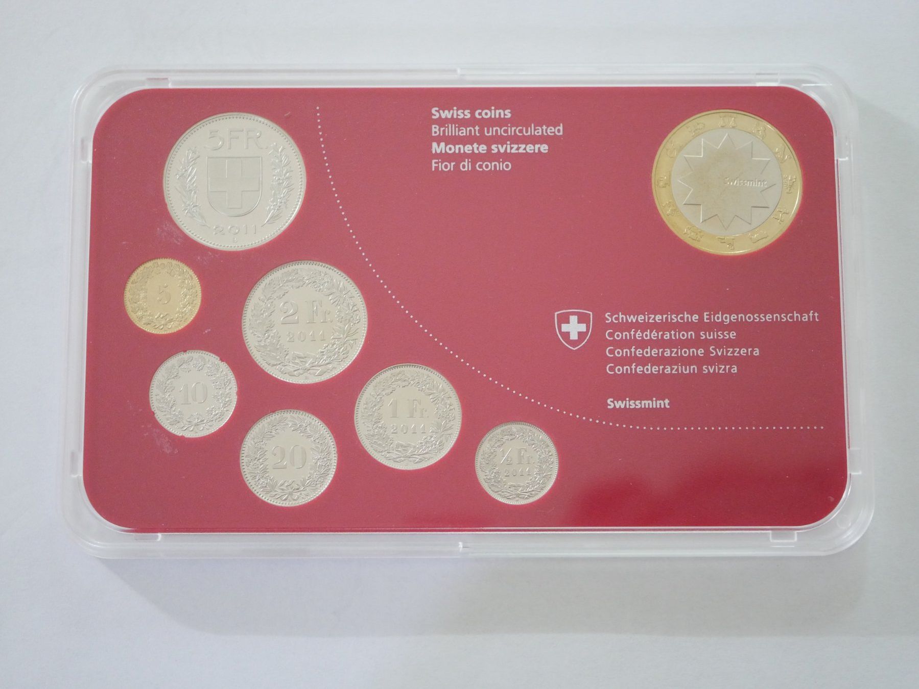 Tutti le monete: Schweizer Baby Münzsatz 2011 stgl ***TOP*** – Nuovo e nell'imballaggio originale da Kreuzlingen venduto da Samson01 2