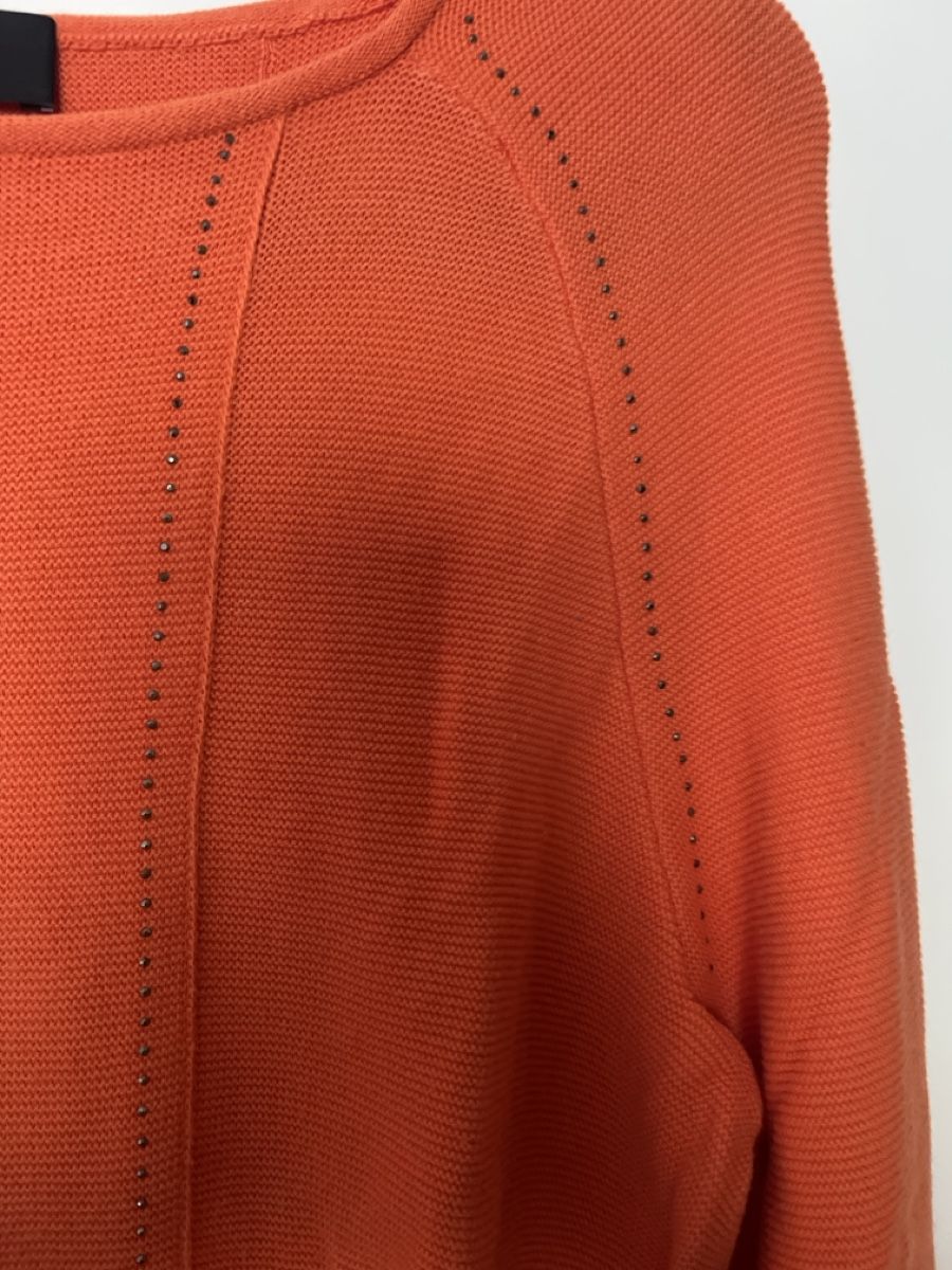 Monari Maglioni & Felpe: Damen Pullover Monari orange Strick Grösse 36 gut – Usato da Nürensdorf venduto da and_5tlm 3