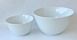 2er Set KAHLA Porzellan Schalen 18+25cm