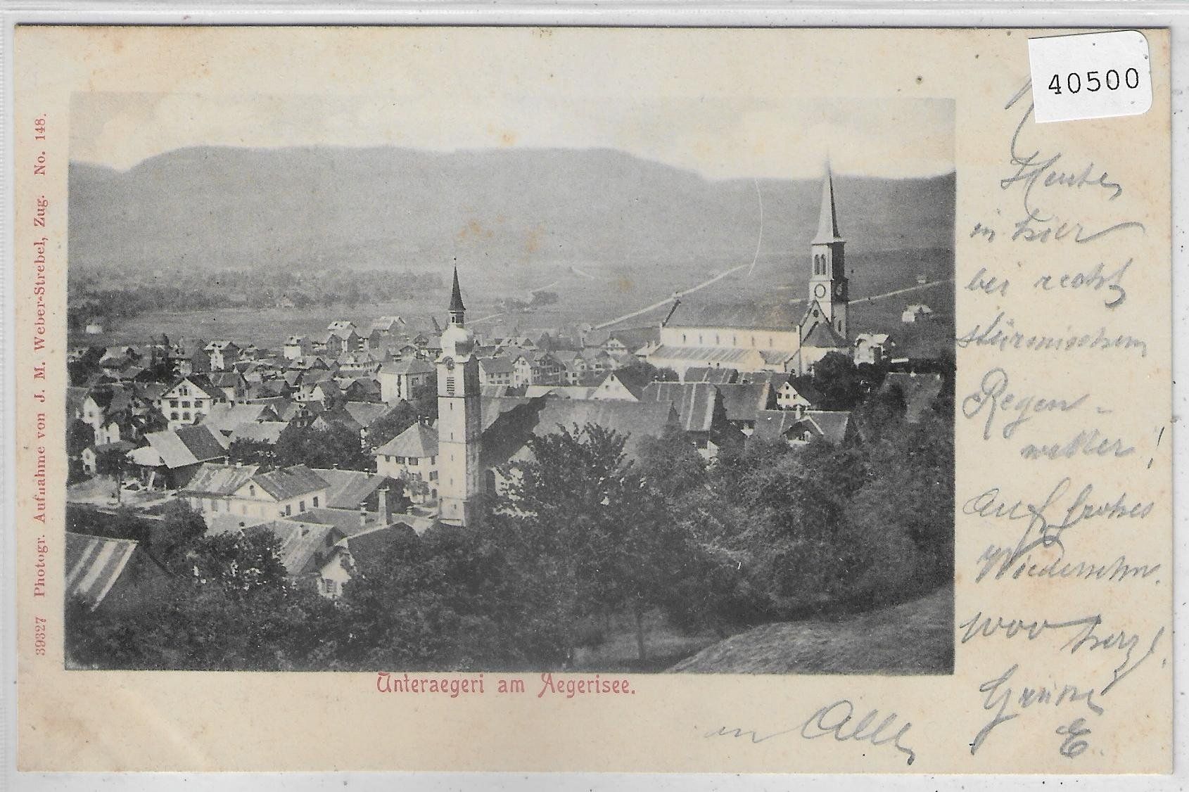 Cartes postales: Unterägeri am Aegerisee – D'occasion à Ettingen par Kartenplanet
