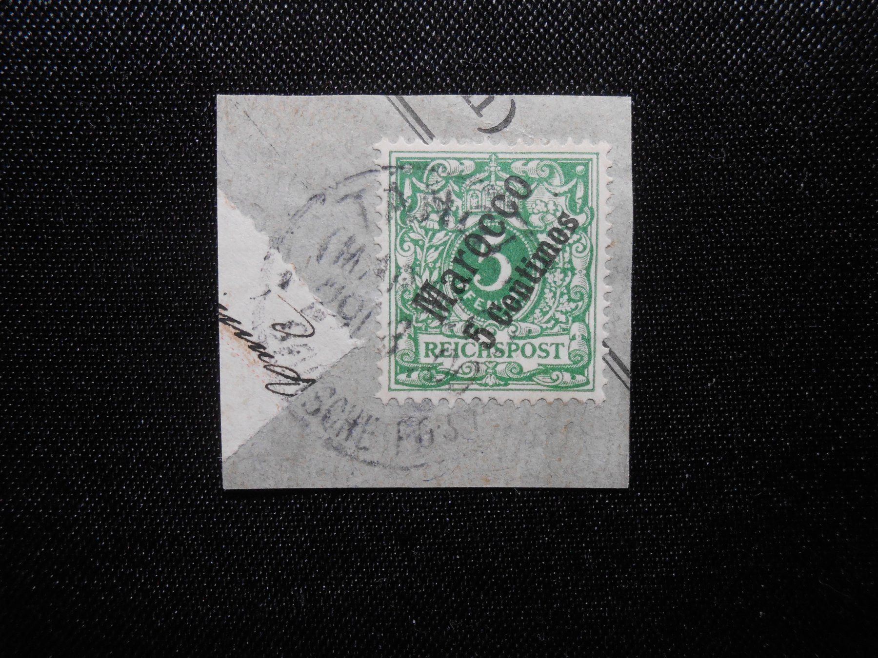 Alle Briefmarken: DR Mi 2  DAPO  Marokko  1899 - Lot 280 – Gebraucht aus Hallwil von pkaiser44 1