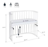 Beistellbett von BabyBay + Matratze
