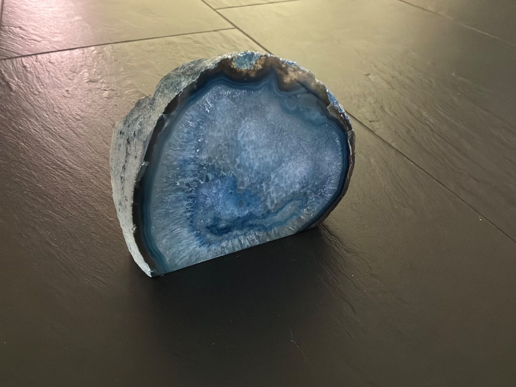 Pietre preziose: Blauer Dekorationsstein, ev. Apatit – Usato da Bremgarten AG venduto da Belana0